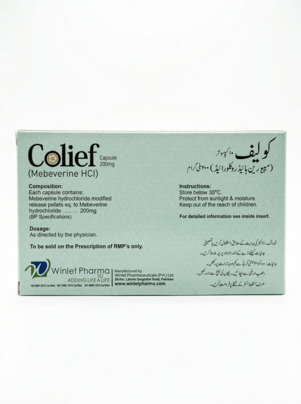 COLIEF (Mebeverine HCl 200mg)