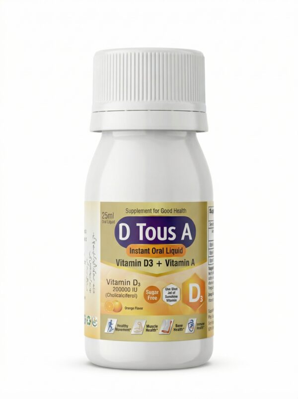 d tous a 2 D TOUS A — Vitamin D3 + Vitamin A Oral Liquid