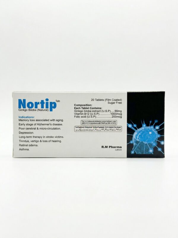 nortip back NORTIP TAB — Ginkgo Biloba (Natural)